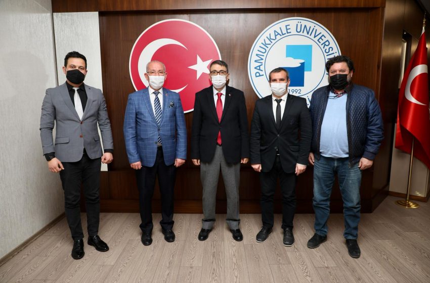 PAMUKKALE ÜNİVERSİTESİ REKTÖRLÜĞÜNE ZİYARET